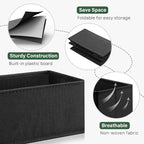Kootek 16 Pack Drawer Organizer Clothes, Dresser Drawer Organizers for Clothing Fabric Foldable Closet Organizers and Storage Bins for Baby Clothes, Nursery, Underwear, Bras, Socks