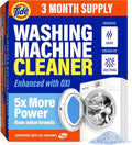 Washing Machine Cleaner by Tide, Washer Machine Cleaner with Oxi for Front and Top Loader Washer Machines, Deep Cleaning Odor Eliminator, 3 Month Supply
