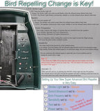 CLEANRTH TSBR620 Super Advanced Sonic & Ultrasonic Bird Repeller – Includes Triple Scan Technology