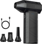 Compressed Air Duster - Electric Air Duster Super Power 110000RPM, 3-Gear Adjustable Mini Duster Blower with Fast Charging, Air Duster Rechargeable for Computer, Keyboard Cleaner, House, Outdoor, Car