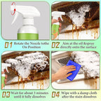 Electrolyzed Ion Kitchen Cleaner Spray,Fly Cleanse Natural Formula to Household Appliances,Kitchen Appliance Cleaner,For Hold,Oven,Stove,Range Hood (2PCS-120ml)
