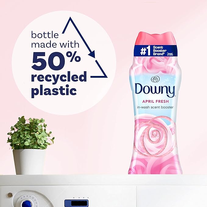Downy April Fresh In-Wash Laundry Scent Booster Beads, 12.2 oz, laundry scent beads, Long-lasting Freshness