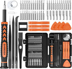 SHARDEN 58 in 1 Small Precision Screwdriver Set Magnetic Mini Screwdriver Set with Case Professional Electronic Tools Kit for iPhone, MacBook, Computer, Laptop, PC, RC, PS4, Xbox, Eyeglasses, Watch