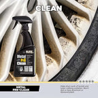 Flitz Metal Pre-Clean - 16oz of USA-Made Stainless Steel Cleaner Spray - Works on Aluminum, Brass, Copper, & More - Tarnish, Rust Remover for Metals - Non-Abrasive Aluminum Deoxidizer (6 Pack)