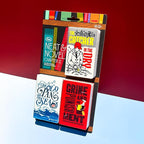 Genuine Fred Neat and Novel Chapter 2, Book Kitchen Sponges, Set of 3 Multi-Layer Sponges with Classic Book Cover Designs, Funny and Functional Gift for Book Lovers