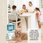 Quick Shine Multi Surface Concentrated Floor Cleaner 27oz Use on Hardwood, Laminate, Luxury Vinyl Plank LVT, Tile & Stone Dirt Dissolving & Powerful Cleaning Makes 27 Gallons