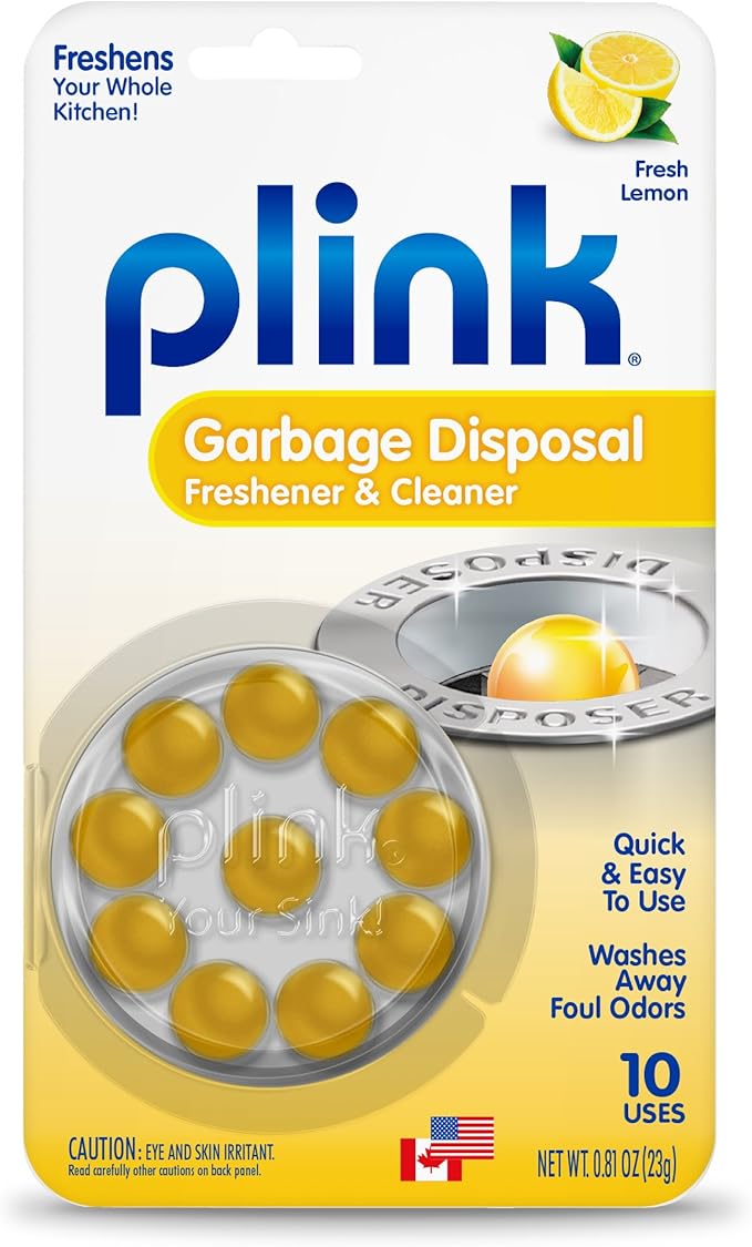 Plink Fizzy Drain Freshener and Cleaner 2-Pack and Garbage Dispoal Freshener 2-Pack