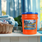Ultra Fresh 6X Platinum 5 Gallon Laundry Detergent Liquid for All Machine Types with Easy Dispensing Pump, Up to 640 Loads, Original Blue (6 Pack)