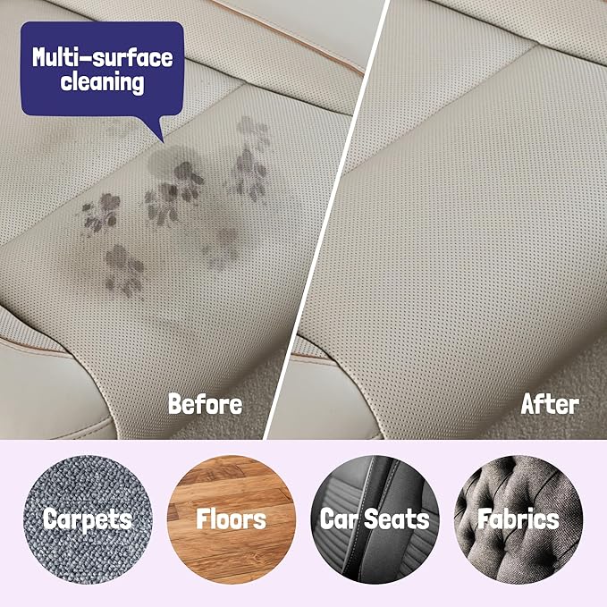 Sunny & Honey Pet Stain & Odor Miracle - 1 Gallon (128 Fl Oz), Light Lavender Scent - Carpet Cleaner - Enzyme Cleaner for Dog Urine & Cat Pee - Pet Stain Remover - Dog & Cat Urine Odor Eliminator