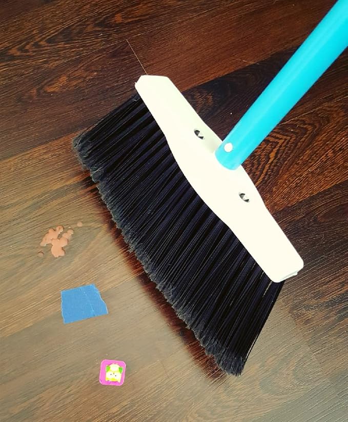 Broom, As Seen On Shark Tank. for Indoor and Outdoor Use Retractable Handle with Scrapper Making Sweeping Easy