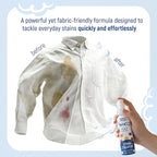 Fast & Effective Stain Treater Spray, Multi-Purpose Stain Remover, Messy Eater Stain Treater Concentrated Formula, Gentle on Clothing and Baby Textiles, 4.33 fl oz.