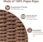 Wicker Baskets for Organizing,Pantry, Kitchen Counter with Handles, Handwoven Woven Storage Baskets for Fruit, Bread, Vegetable, Paper Storage Bins for Shelves, 3 Pack, Brown 2 Set