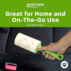 Evercare All Purpose Pet Hair Lint Roller,100 Sheets – Reusable Sticky Roller for Pet Hair,Cat & Dog-Hair Remover,Lint Remover,Pet-Hair-Remover for Furniture,Clothing & Cars,(Pack of 6)