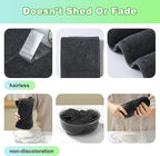 JOYMOOP Microfiber Towels for Cars, 35.4" x 23.6" Car Drying Towel, Dark Gray Reusable Car Towel, Quick Drying Car Microfiber Cleaning Cloth for RVs, SUVs, Trucks