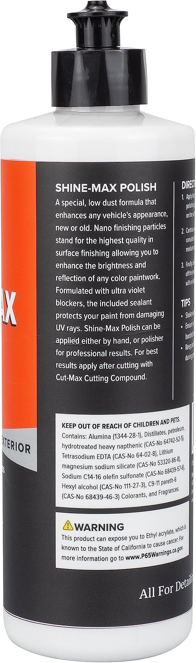 Maxshine 16oz Shine Max | All-in-One Solution for Defect Removal, Polishing & Surface Protection | Safe for Cars, Trucks, Motorcycles & RVs | Professional Auto Detailing Compound for Car Care
