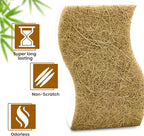 Natural Kitchen Sponge –12-Pack Biodegradable Sponges for Dishes –Compostable Dish Washing Scrubbers – Eco Friendly Non-Scratch Cellulose & Coconut Husk Scrubber Sponges for Cleaning