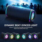 Bluetooth Speaker - HD Sound, IPX5 Waterproof, Up to 20H Playtime, TWS Pairing, BT 5.3, Portable Wireless Speaker for Home, Party, Beach & Outdoor, Black