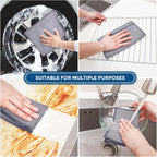 10 Pcs New Upgrade 3-Layer Non Scratch Wire Dishcloth,Wire Dishwashing Rag, Non-Scratch Wire Dishwashing Rags for Wet and Dry, Kitchen Cleaning Dish Rags for Cookware,Sinks, Dishes, Stove