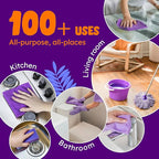Originally Yellow Lavender White Vinegar For Cleaning Purpose | USA Made All Purpose Cleaner | Use as Glass, Kitchen & Floor Cleaner | Plant Derived Cleaning Vinegar 1 Gallon in 2 pack | 128 Oz