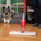 O-Cedar ProMist MAX Spray Mop, PMM with 2 Extra Refills, Red