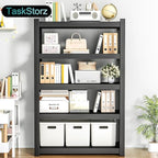 5-Tier Storage Shelves Heavy Duty Black 16" D x 36" W x 71" H, Adjustable Utility Rack Shelf, 3000 lbs Capacity, Storage Organizer for Garage, Home, Bathroom, Laundry, Storage Rack