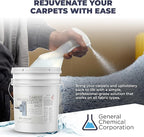 Carpet Encapsulation Cleaner 5821 - Rug Shampoo for Upholstery, Rugs, & Wool - Fast Drying, Nature Conscious Cleaning - Professional Grade Carpet Solution - 5 Gallon Pail