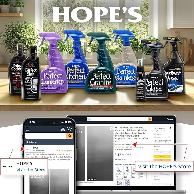 HOPE'S Silver Polish & Cleaner – Protective Tarnish Remover – Odorless – Safe & Gentle – No-Rinse Formula – Fast & Easy – Free of Harsh Chemicals – Will not Scratch – 8 Fl Oz