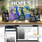HOPE'S Silver Polish & Cleaner – Protective Tarnish Remover – Odorless – Safe & Gentle – No-Rinse Formula – Fast & Easy – Free of Harsh Chemicals – Will not Scratch – 8 Fl Oz