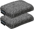 Heavy - Duty Kitchen Sponge - 20 Times More Durable, Scratch Free, Suitable for Non Stick Cookware Cut Resistant, Multi - Purpose Cleaning Supplies for Home, Bathroom (2 Pack Grey)