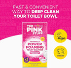 Stardrops - The Pink Stuff Bathroom Cleaning Kit – Cleaning Paste, Bathroom Foam Spray, Toilet Foaming Powder, SQeeZY Sponge & 3 Microfiber Cloths – Tough on Stains, Grease & Soap Scum