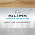 Zogics All Surface Neutral Cleaner – Floor Cleaner Solution with a Low Toxicity Formula and Neutral pH for All Surfaces, Each Bottle Makes up to 16 Gallons