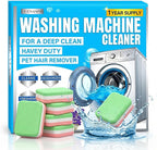 EEMANI Washing Machine Cleaner Tablets 24 Pack – Deep Cleaning for HE Front & Top Load Washer, 20g Tablets, Freshener for Drum & Tub – 1 Year Supply