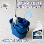 Black Diamond Stoneworks MARBLE & TILE FLOOR CLEANER. Great for Ceramic, Porcelain, Granite, Natural Stone, Vinyl and Brick. No-rinse Concentrate. (1-Quart)