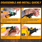 Rotary Tool Kit: DEKOPRO Power Hand Rotary Tools Mini for Wood/Metal, Electric Grinder Drill Machine Set with Flex Shaft for Carving, Cutting, Sanding, Grinding, Polishing, Engraving