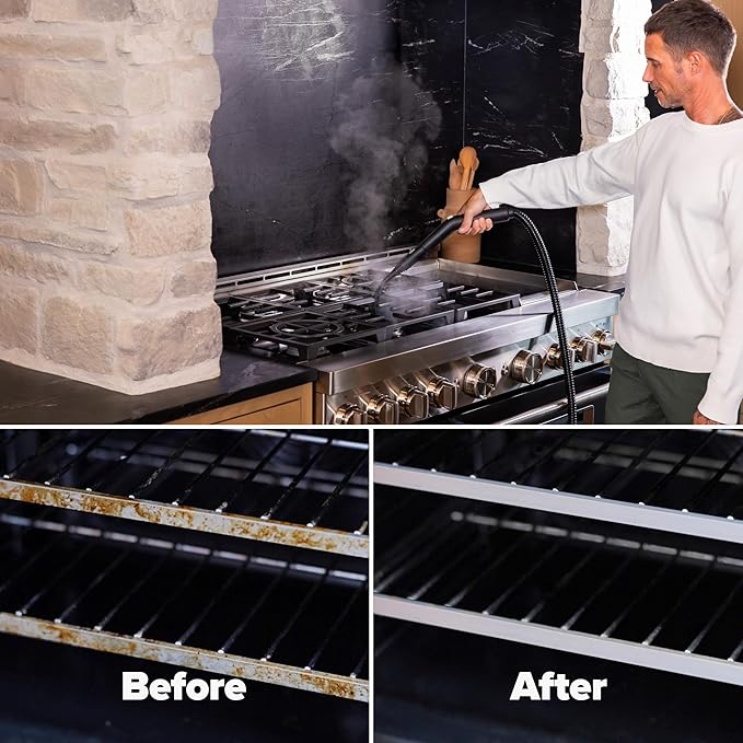 Dupray Neat Steam Cleaner with 22-Piece Accessory Kit – Versatile, Portable Steamer for Floors, Upholstery, Tiles, and More, removes 99.9% of Bacteria & Viruses (incl. x5 Large Bonnets)