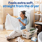 Earth Breeze Fabric Softener Dryer Sheets – Fragrance Free, Hypoallergenic, No Harsh Chemicals, Safe for Sensitive Skin – Static Cling & Wrinkle Reducer – Gentle Fabric Care – Made in USA (1 Pack)