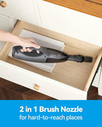 Brigii Pet Hair Vacuum with Anti-Tangle Hair Tool, Cordless Stairs Vacuum, 12KPA/25AW Handheld Vacuum with BRUSHLESS DC Motor, Lightweight 1.13lbs, USB-C Rechargeable-MX30