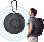 Black Ultrasonic Tick & Flea Repeller – Rechargeable and Portable Protection – Uses High-Frequency Technology to Keep Ticks and Fleas Away – Safe for People and Pets, Perfect for Outdoor Use