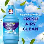 Swiffer WetJet Hardwood and Floor Spray Mop Cleaner Starter Kit, Includes: 1 Power Mop, 10 Pads, Cleaning Solution, Batteries