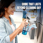 Sheila Shine 3oz Stainless Steel Cleaner and Polish - Cleans, Polishes & Protects Kitchen Appliances, Refrigerators, Sinks, Ovens & Grills - Stainless Cleaner Spray for Residue & Streak Free Shine