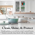 Goddard's Granite & Marble Spray Polish - Clean and Shine Countertops, Tile, and Stone with Carnauba Wax - Water Stain Protection, 23oz