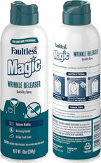 Magic Wrinkle Releaser (12 Pack) Say No to Ironing, Perfect for Travelers, Moms or Those On The Go, Static Electricity Remover + Fabric Refresher + Odor Eliminator + Wrinkle Remover, Fresh Scent