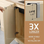 KES Over The Cabinet Door Towel Rack, Kitchen Towel Holder, Over The Cabinet Door Kitchen Towel Bar SUS304 Stainless Steel 2 Pack Brushed Finish, KTH200S26-2-P2