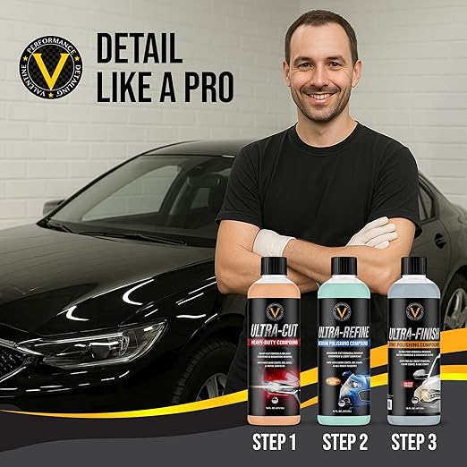 VPD Ultra-Cut Heavy Polishing Compound for Extreme Correction 16 oz – Car Polishing & Rubbing Compound, Removes Deep Scratches & Oxidation, Safe for Clear Coats, Gel Coats & Metal Surfaces