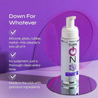 Turn On Hygienic Foaming Toy Cleaner, 7.5 Ounce All Purpose Alcohol Free Gentle Cleansing Spray, No Harsh Chemicals Safe for All Toys and Surfaces, Paraben Free & Sulfate Free