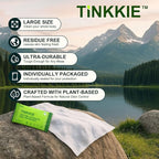 Extra Large Body Wipes (24" x 8"), 5X Bigger No Rinse Bathing Towelettes, Portable Cooling Cleansing Wipes 36 Pack for Gym, Camping, Hiking & Outdoor Sports