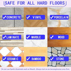 Natural Hard Floor Cleaner PACSS - Lavender Scent (20 Count) | Plant-Based Ingredients | Safe for Tile, Vinyl, Laminate & More | Compatible with OCedar & All Standard Mop Buckets
