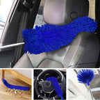 Dusters for Cleaning,Microfiber Feather Duster 5-in-1 Kit, Duster with Extension Pole 100 Inches, Cobweb Duster, Microfiber Dusters for High Ceilings and Fans, Blinds and Cars