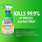 Scrubbing Bubbles Bathroom and Shower Cleaner Disinfectant Spray, Foaming Action Bathroom Grime Fighter, Petal Paradise Scent, 32oz (Pack of 2)