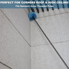 Cobweb Duster Head Brush-Twist-On Spider Web Brush for Outdoor & Indoor Web Cleaning // Fits Standard Acme Threaded Poles // Cobweb Duster Brush Head Only-Blue -1 Pack